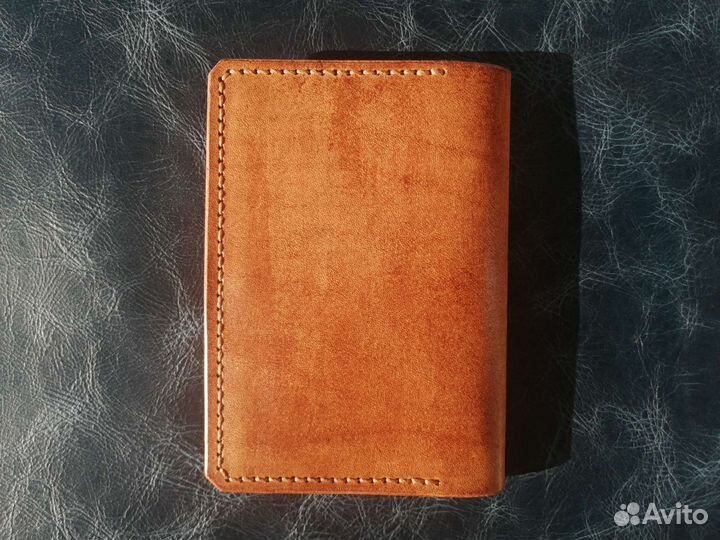 Обложка для автодокументов из натуральной кожи