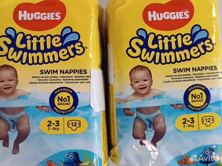 Трусики для плавания Huggies 5-6