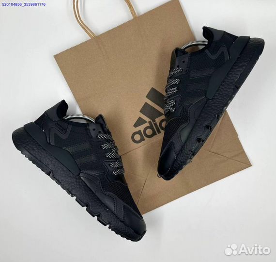 Кроссовки Adidas Nite Jogger Black (Арт.32064)