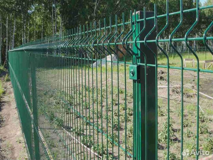 3Д сетка гиттер для забора