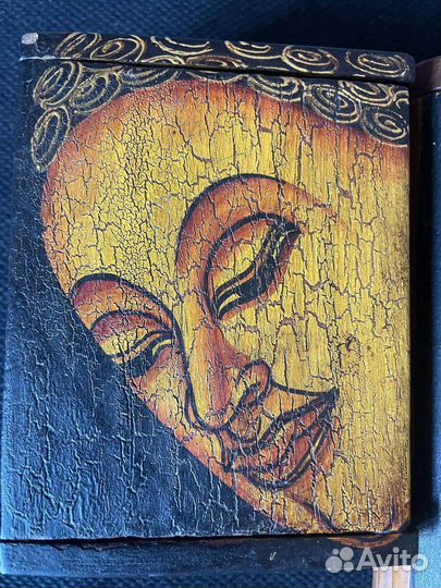 Шкатулки интерьерные с изобр. Будды, нов, цен за 2