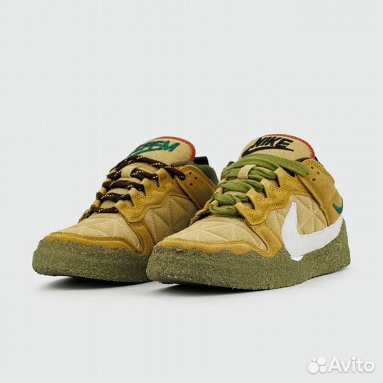 Кроссовки Nike x cpfm Dunk Mid Desert Olive