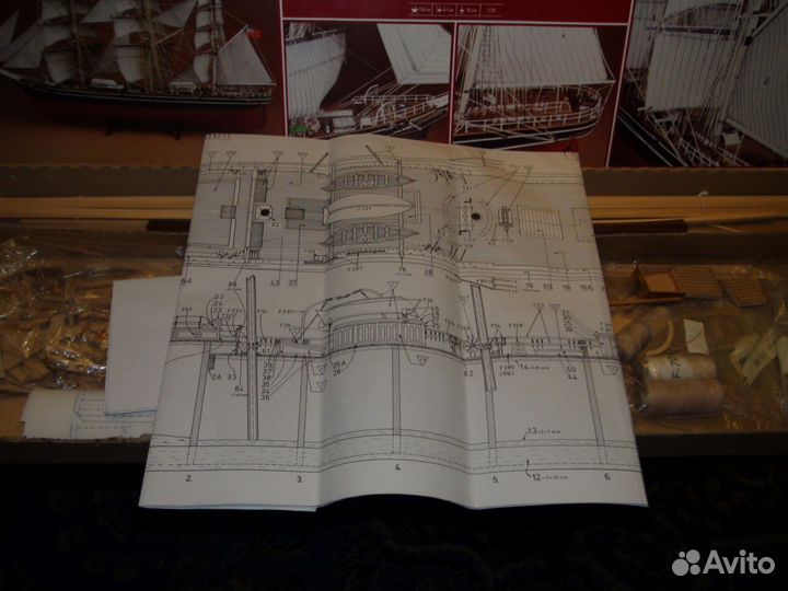 Модель яхты cutty sark nr.564