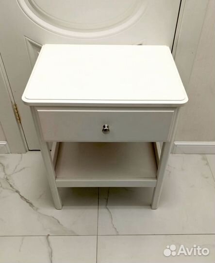Прикроватная тумба tyssedal икеа белая