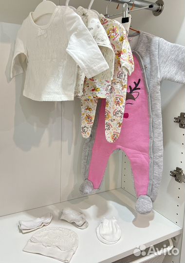 Пакет одежды для девочки 56-68-74
