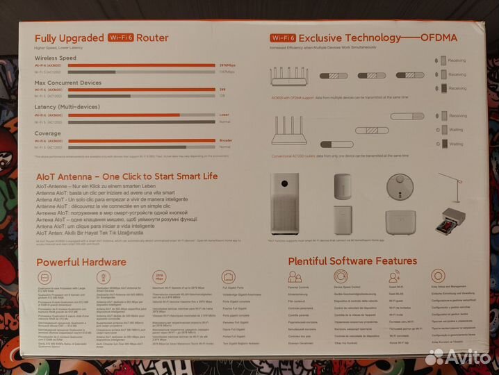 Wi-Fi роутер Xiaomi Mi AIoT Router AX3600