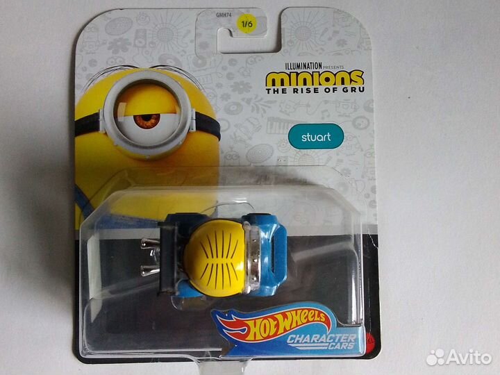 Hot Wheels Minions Stuart оригинал