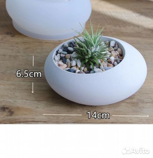 Кашпо из гипса