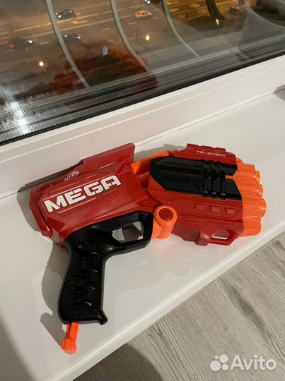 Бластер Mega Nerf с пулями