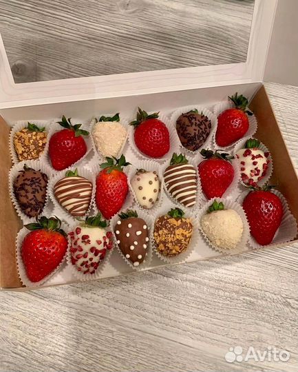 Клубника в шоколаде набор