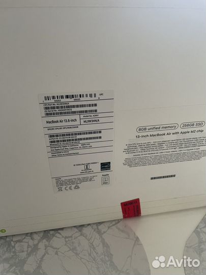 Ноутбук Apple Macbook air 13 m2 8/256 gb