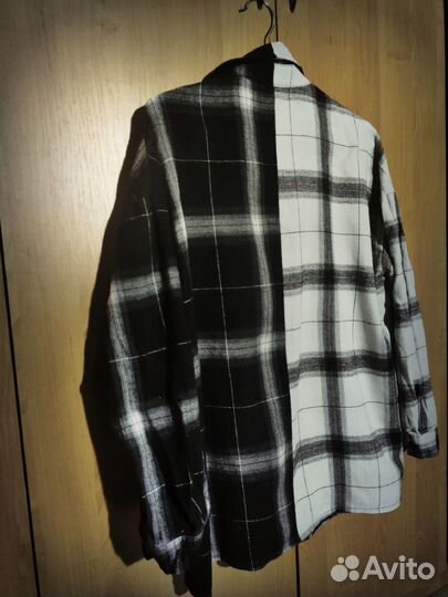 Рубашка в клетку женская 42 44
