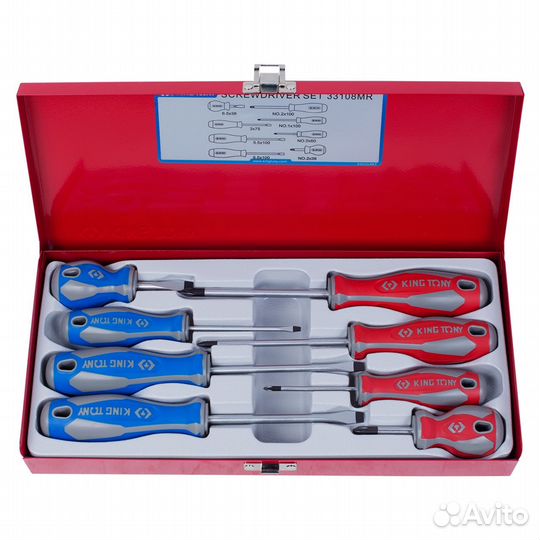 Набор отверток king tony 33108MR