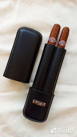 Чехол кожаный для сигар S.T. Dupont Line D винтаж