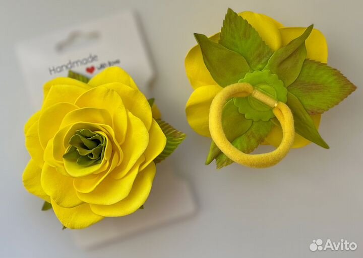 Украшение для волос из фоамирана ручной работы
