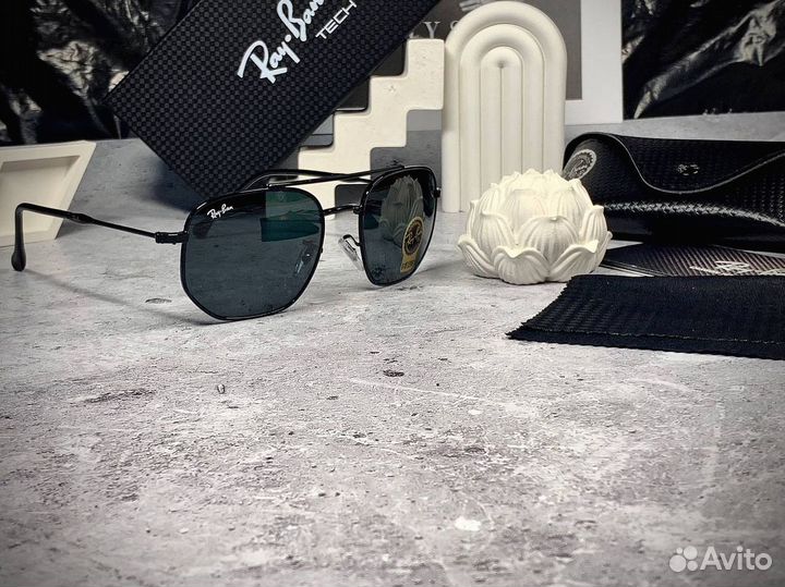 Очки Ray Ban Aviator черные