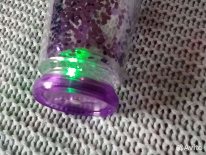 Стакан с гирляндой