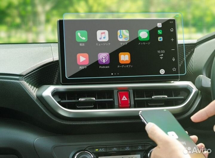 Toyota raize защита мультимедиа