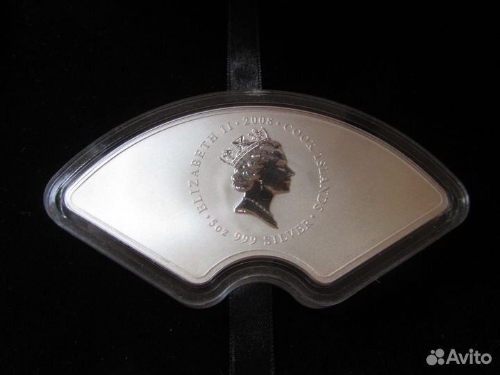 Серебряная монета.Серия Пионы.2009г