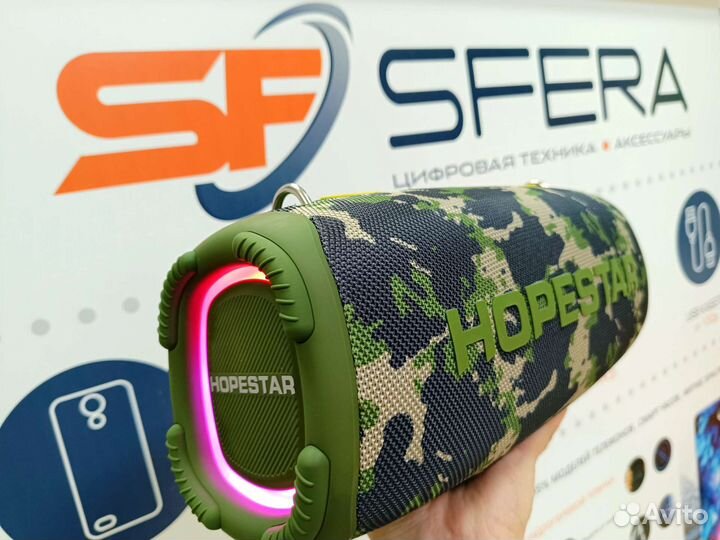 Портативная колонка Hopestar A6 Max с микрофоном