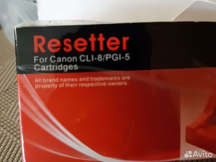 Программатор (чип-обнулитель) для Canon с чипами