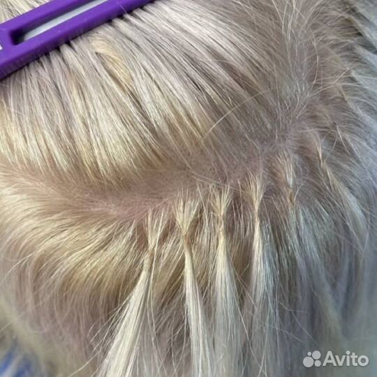 Наращивание волос Москва. Холодное наращивание