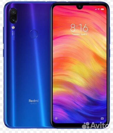 Смартфон Xiaomi Redmi Note 7 4/64GB (синий)