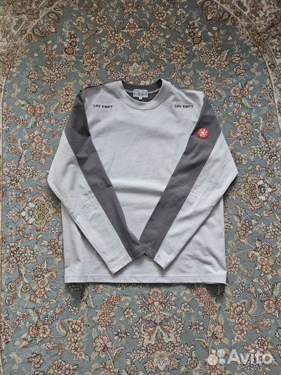 Лонгслив cavempt серый, classic