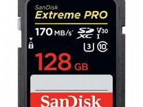 128Gb SanDisk Extreme Pro sdxc UHS-I U3 V30 170/90