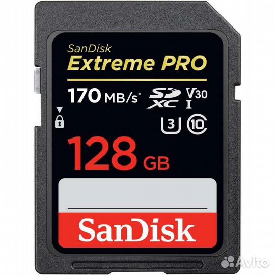128Gb SanDisk Extreme Pro sdxc UHS-I U3 V30 170/90
