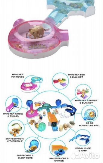 Игрушка трасса с хомяком