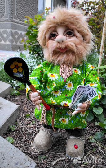 Домовой ручной работы (высота 57см.)