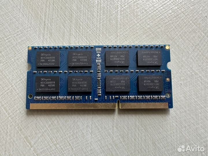 Оперативная память SO-dimm DDR3L 4gb 1600