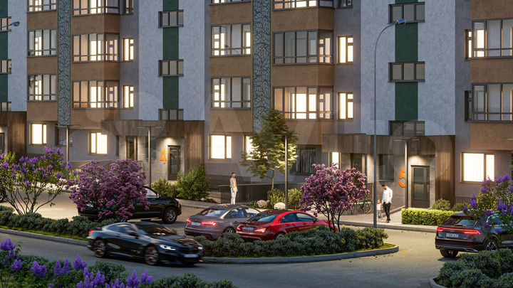 1-к. квартира, 38,9 м², 6/9 эт.
