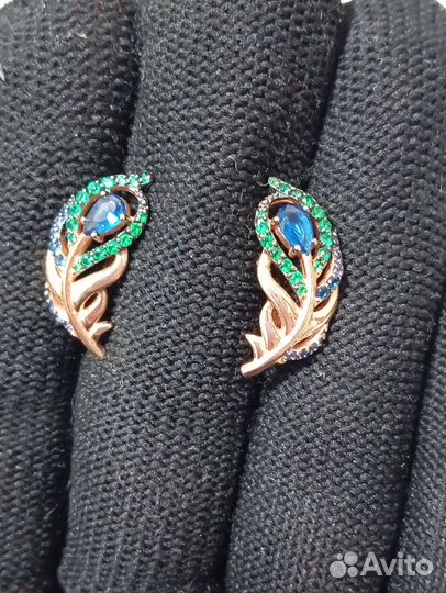 Золотые серьги