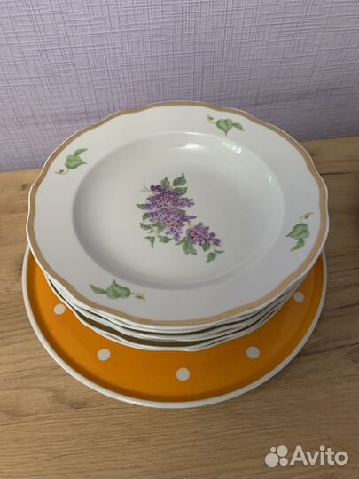 Тарелки Дулево Сирень