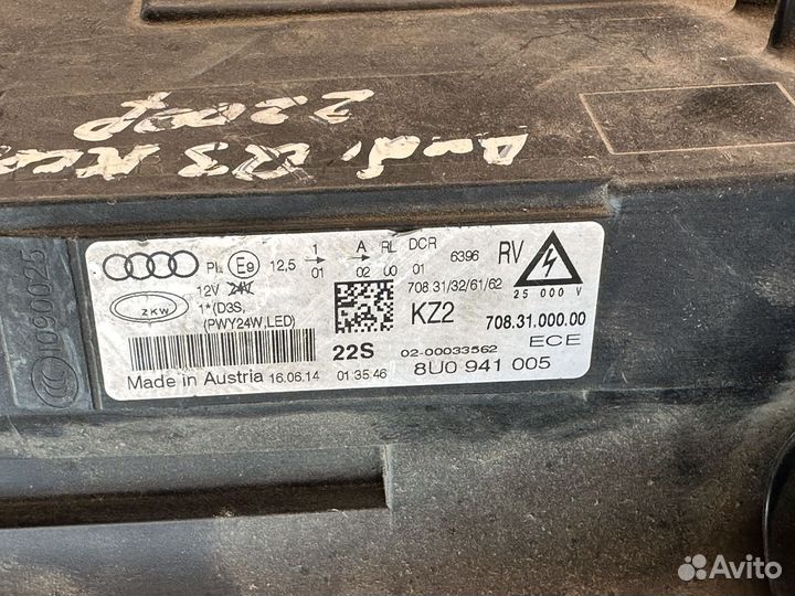 Фара левая Audi q3 2011 2014