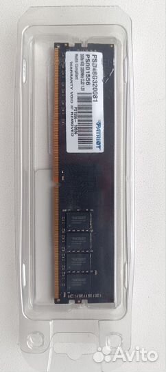 Оперативная память ddr4 8gb Patriot 3200 MHz