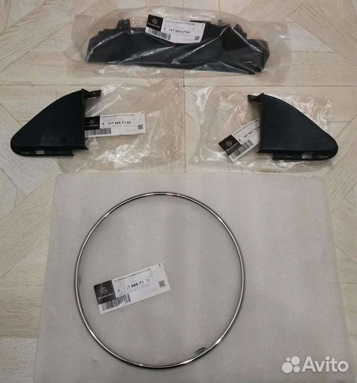 Mercedes V167 gle 6.3 окантовка эмблемы звезды реш