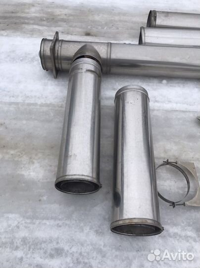 Сендвич трубы для дымохода 200/280. Дымоход