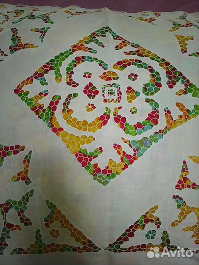 Наволочки с вышивкой,ришелье 50-е г