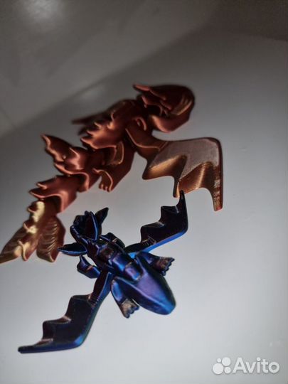 Дракон с крыльями 3D печать