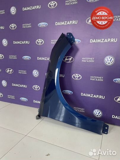 Крыло Ford Focus 3 правое темно-синий