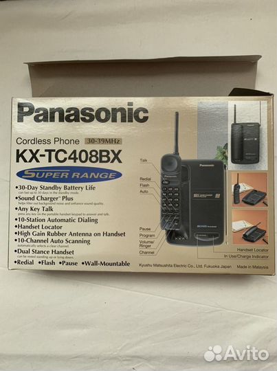 Радиотелефон Panasonic KX-tc408bx
