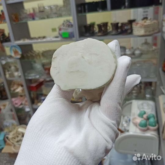 Статуэтка Девочка С Цветами В Шляпе Фарфор Ретро