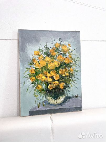 Картина маслом на холсте Жарки