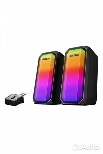 Новые Колонки SunWind SW-SP300, 2.0 10в