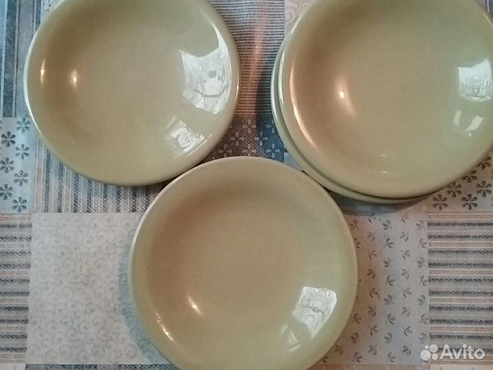 Блюдце керамика, оливковый цвет