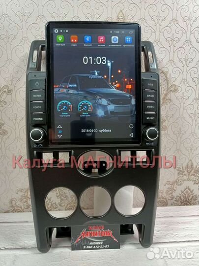 Магнитола Лада Приора android новая Tesla