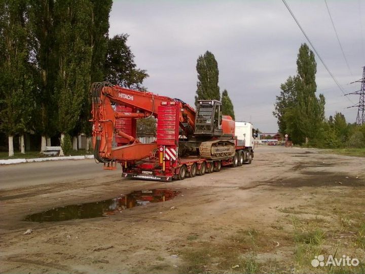 Аренда трала. Перевозка спецтехники, негабарита
